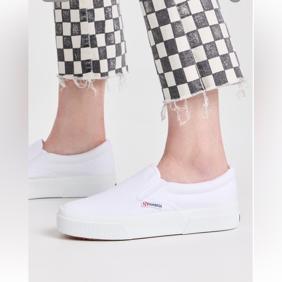 SUPERGA  2740 Platform Slip on Sneakers NIB Size 41.5 W, - Picture 1 of 7